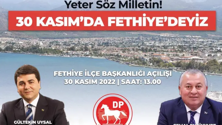 DEMOKRAT PARTİ: YETER SÖZ MİLLETİN!