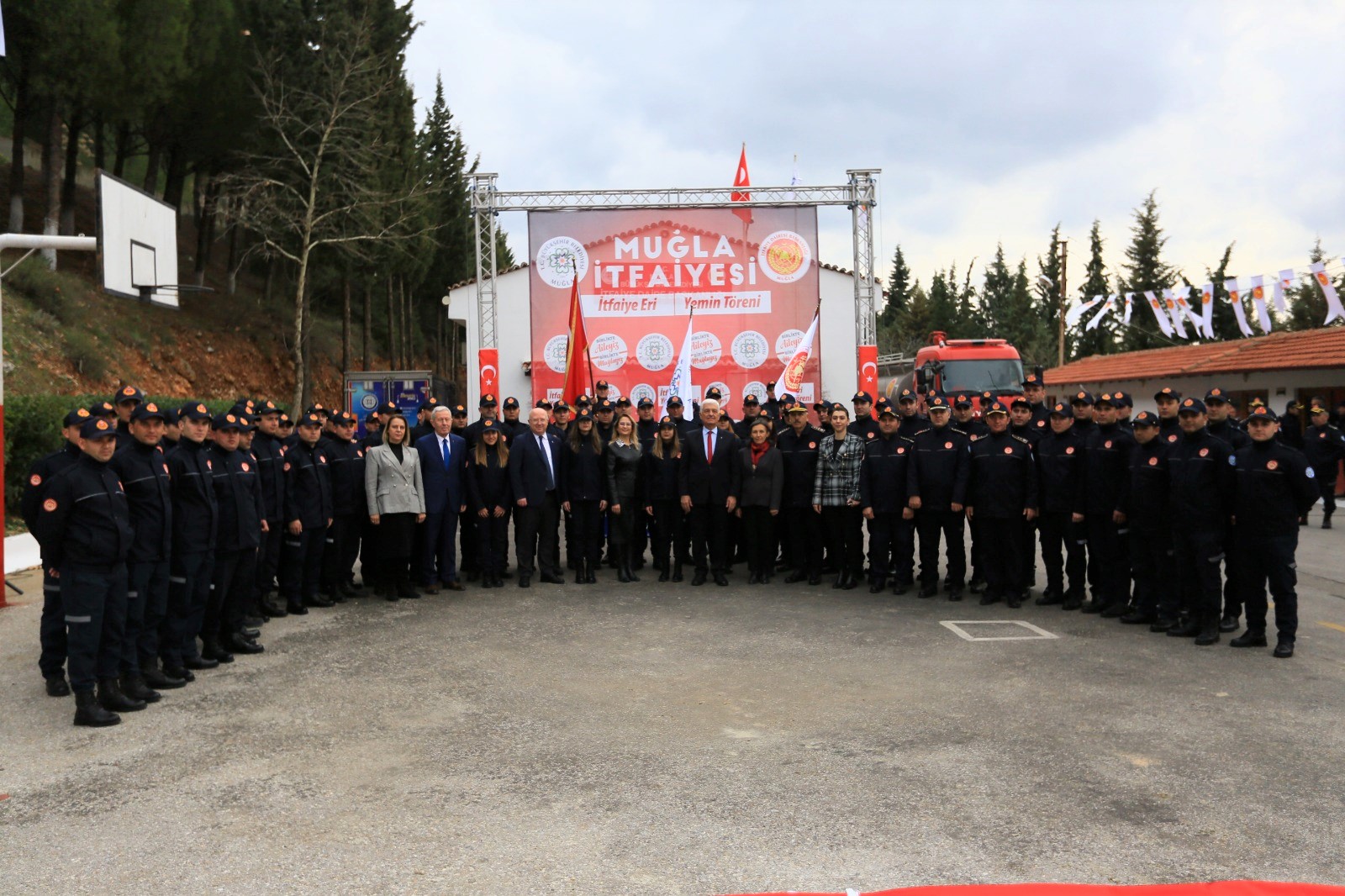 MUĞLA BÜYÜKŞEHİR BELEDİYESİ İTFAİYE ERLERİ YEMİN ETTİ