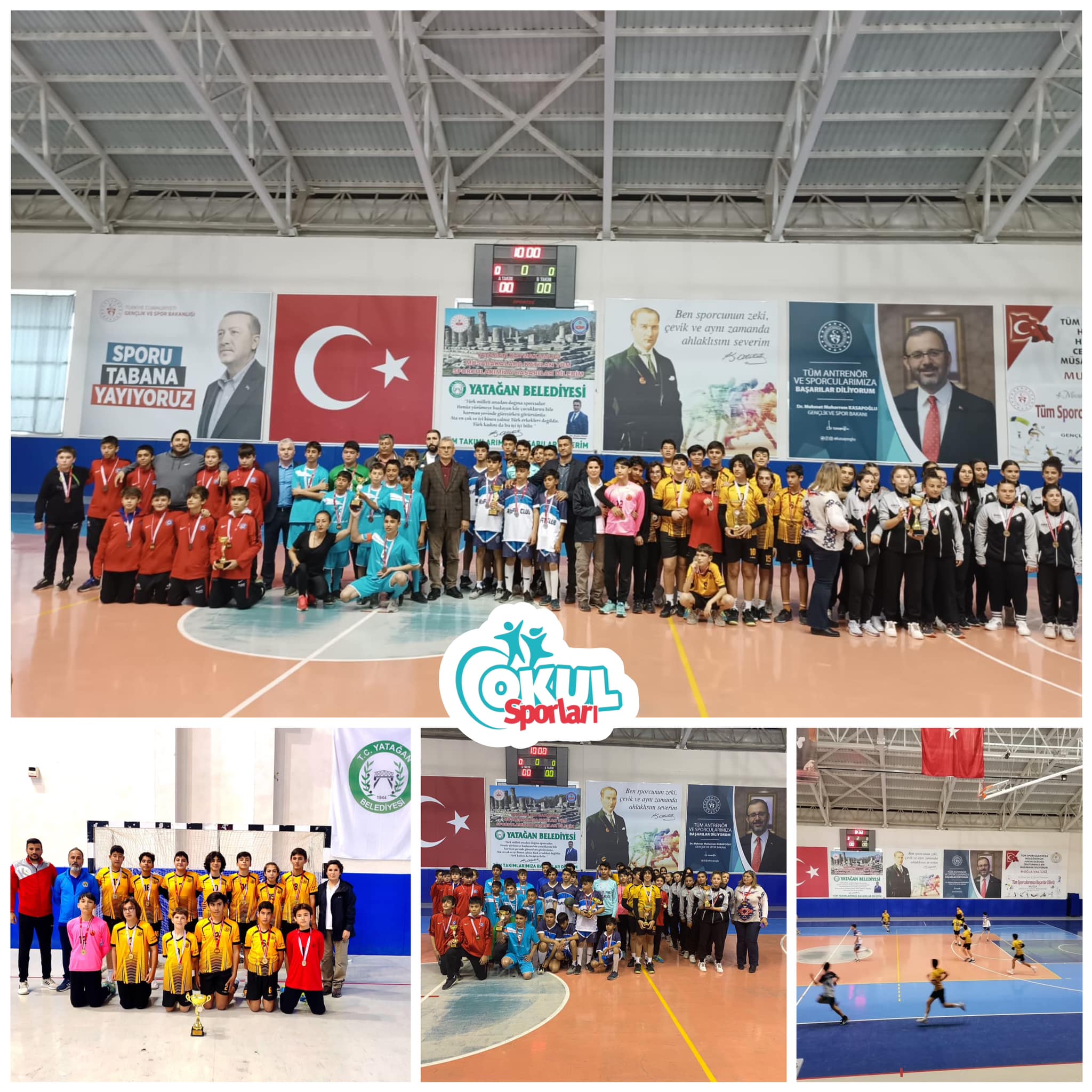 MUĞLA, İL OKUL SPORLARI HENTBOL YILDIZ A KIZLAR-ERKEKLER KATEGORİSİNDE DERECEYE GİREN OKULAR BELLİ OLDU 