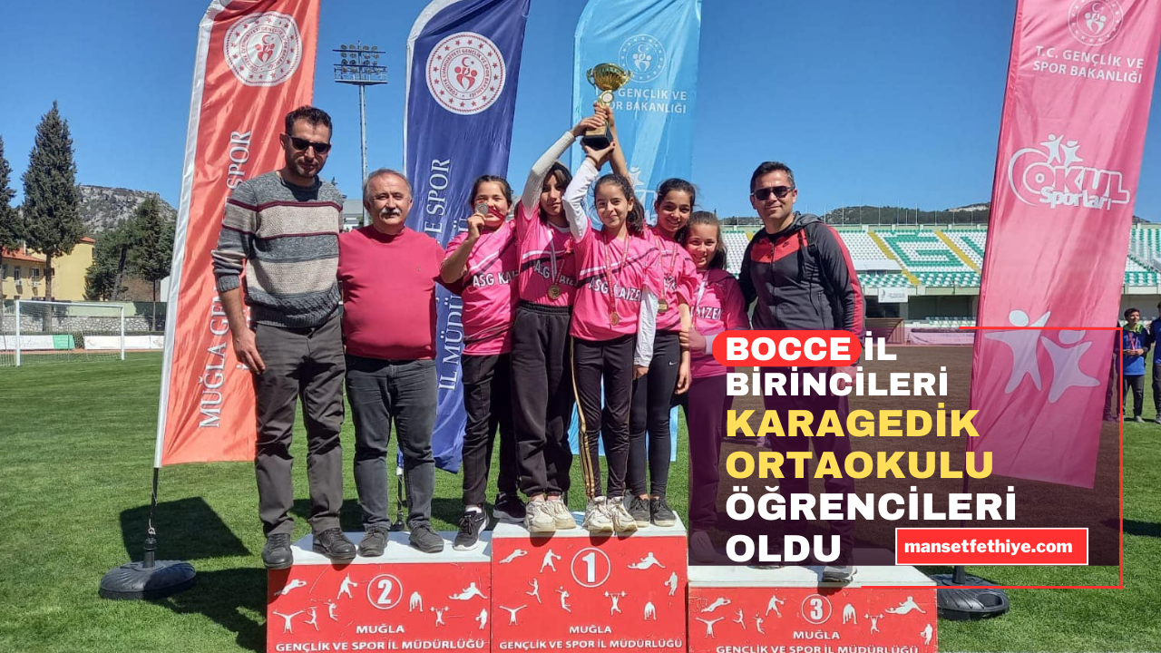 BOCCE İL BİRİNCİLERİ KARAGEDİK ORTAOKULU ÖĞRENCİLERİ OLDU