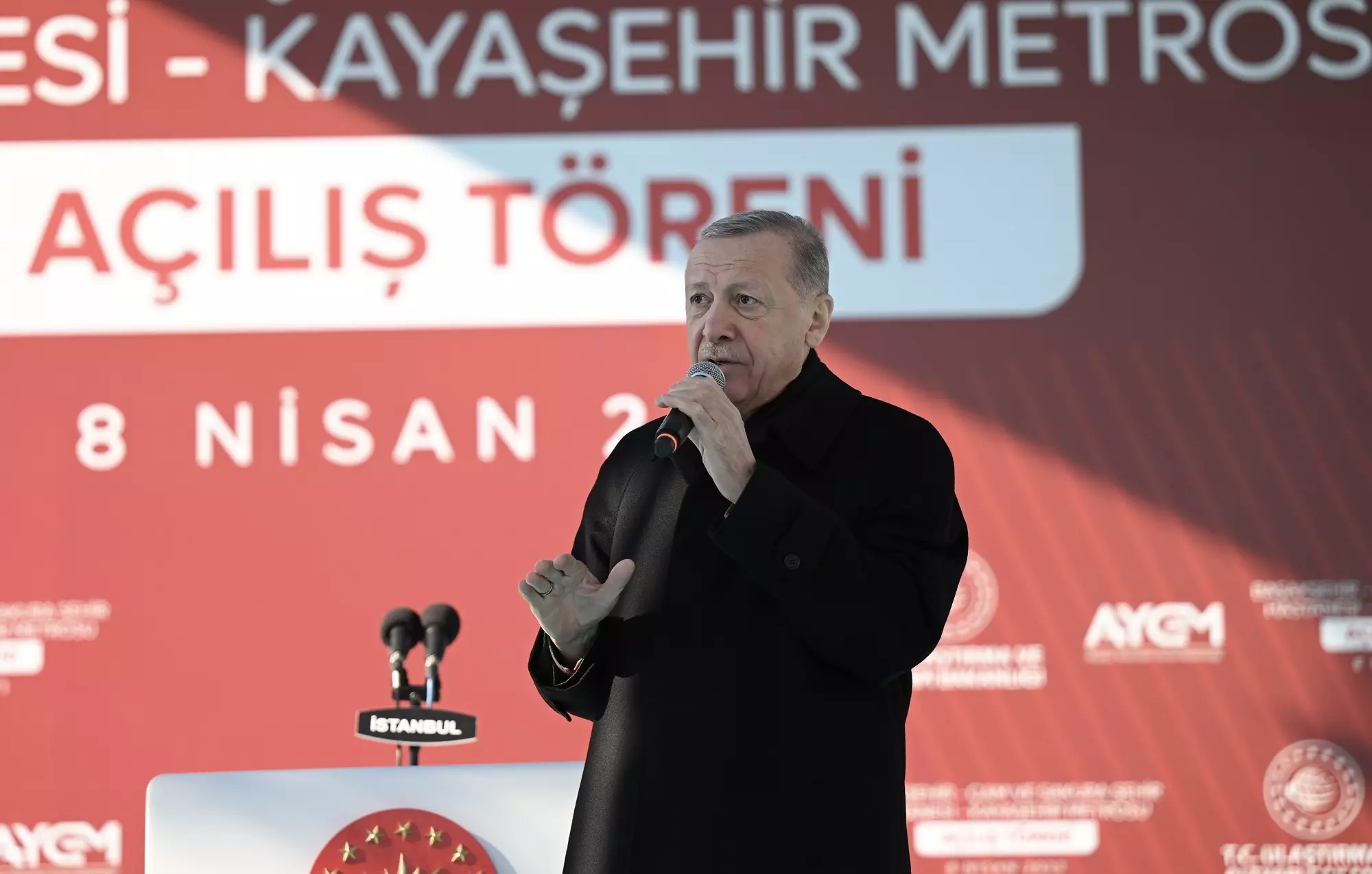 CUMHURBAŞKANI ERDOĞAN, BAŞAKŞEHİR-ÇAM VE SAKURA ŞEHİR HASTANESİ-KAYAŞEHİR METRO HATTI AÇILIŞ TÖRENİ’NE KATILDI