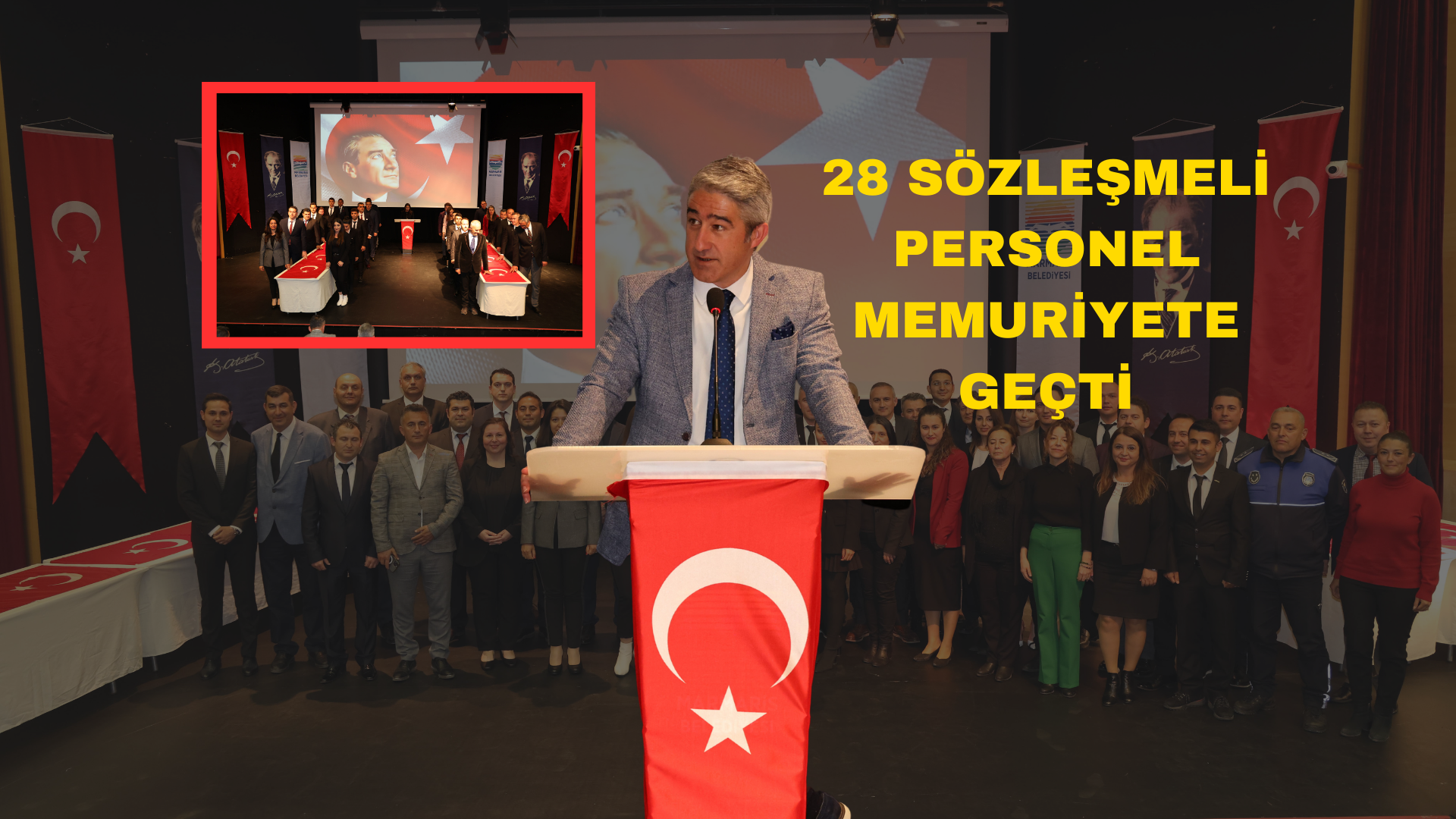 28 SÖZLEŞMELİ PERSONEL MEMURİYETE GEÇTİ