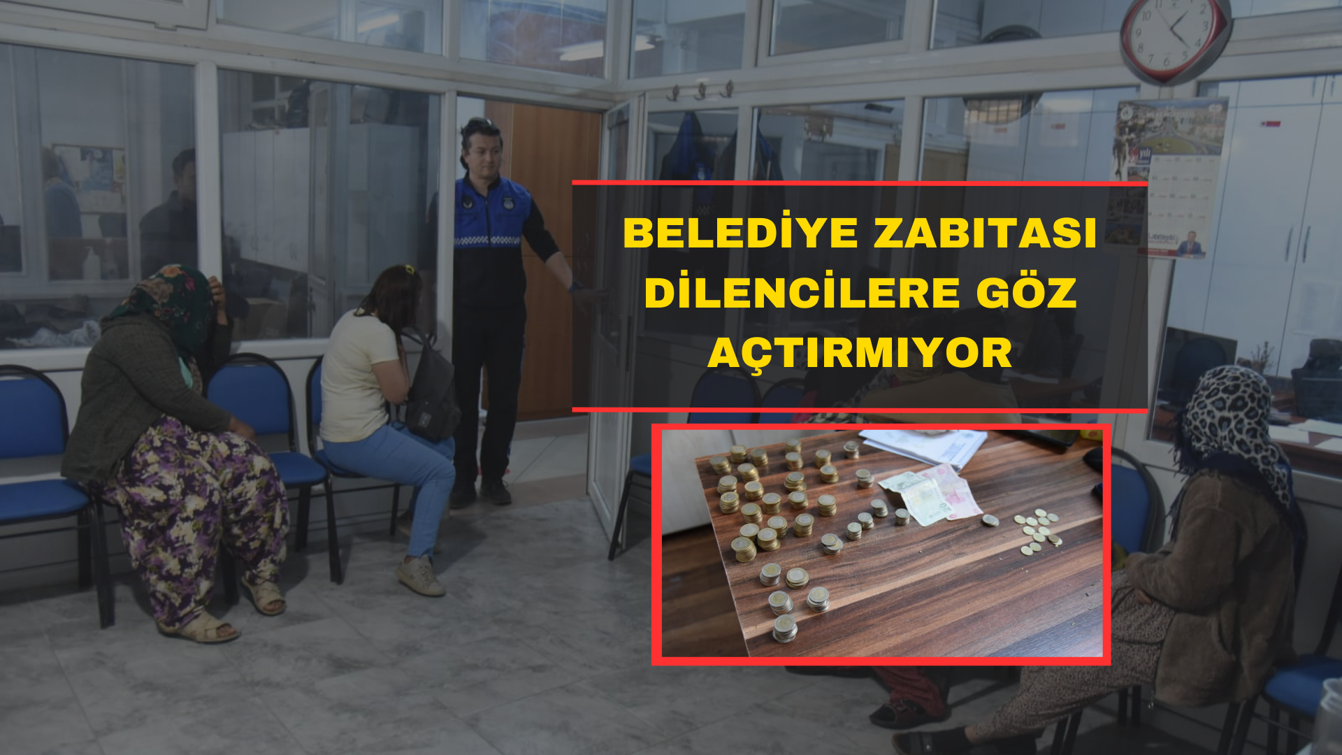 Belediye Zabıtası Dilencilere Göz Açtırmıyor