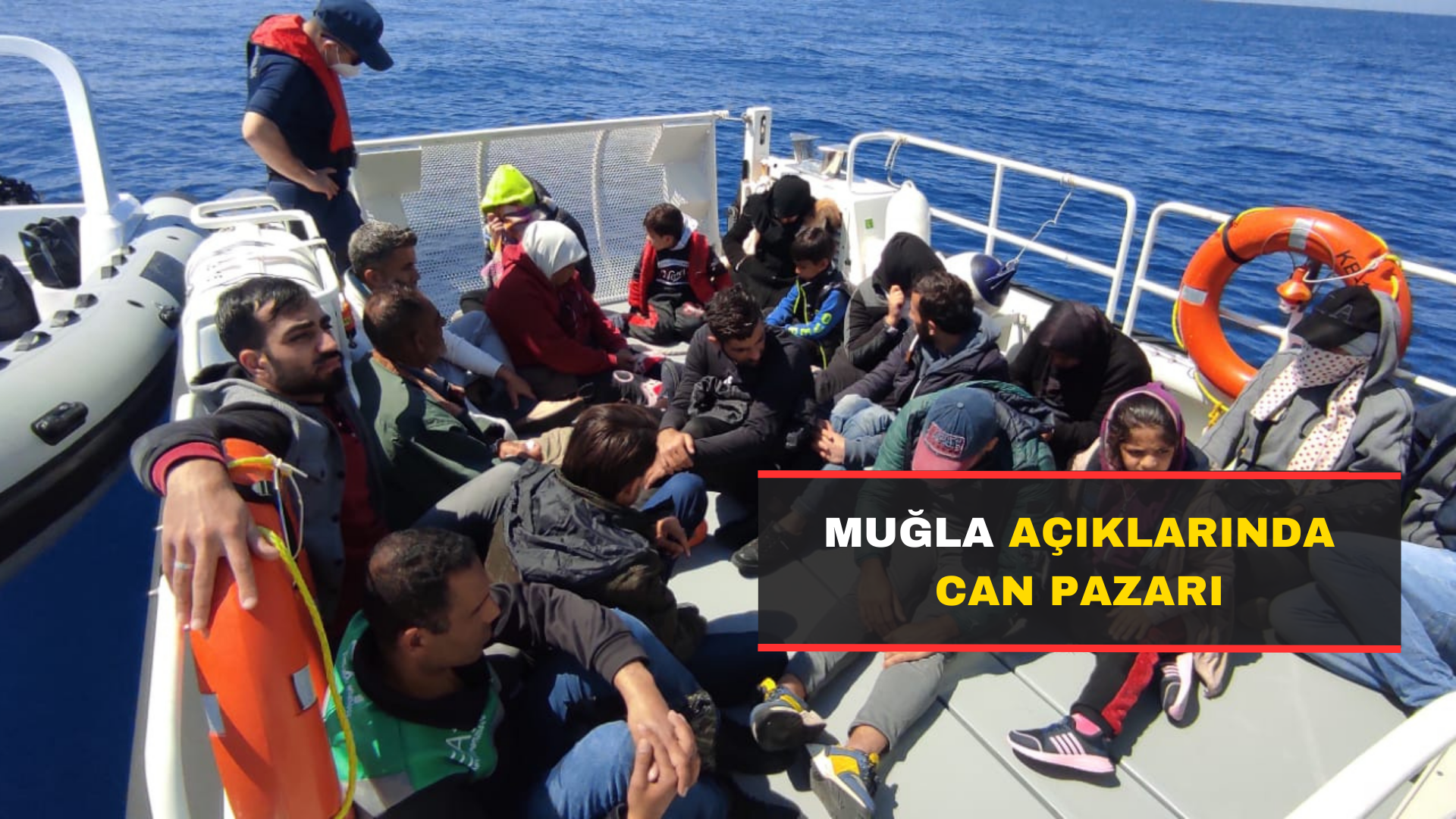 Muğla Açıklarında Can Pazarı