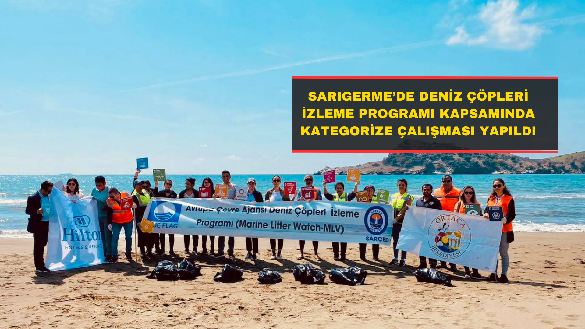 Sarıgerme’de Deniz Çöpleri İzleme Programı Kapsamında Kategorize Çalışması Yapıldı