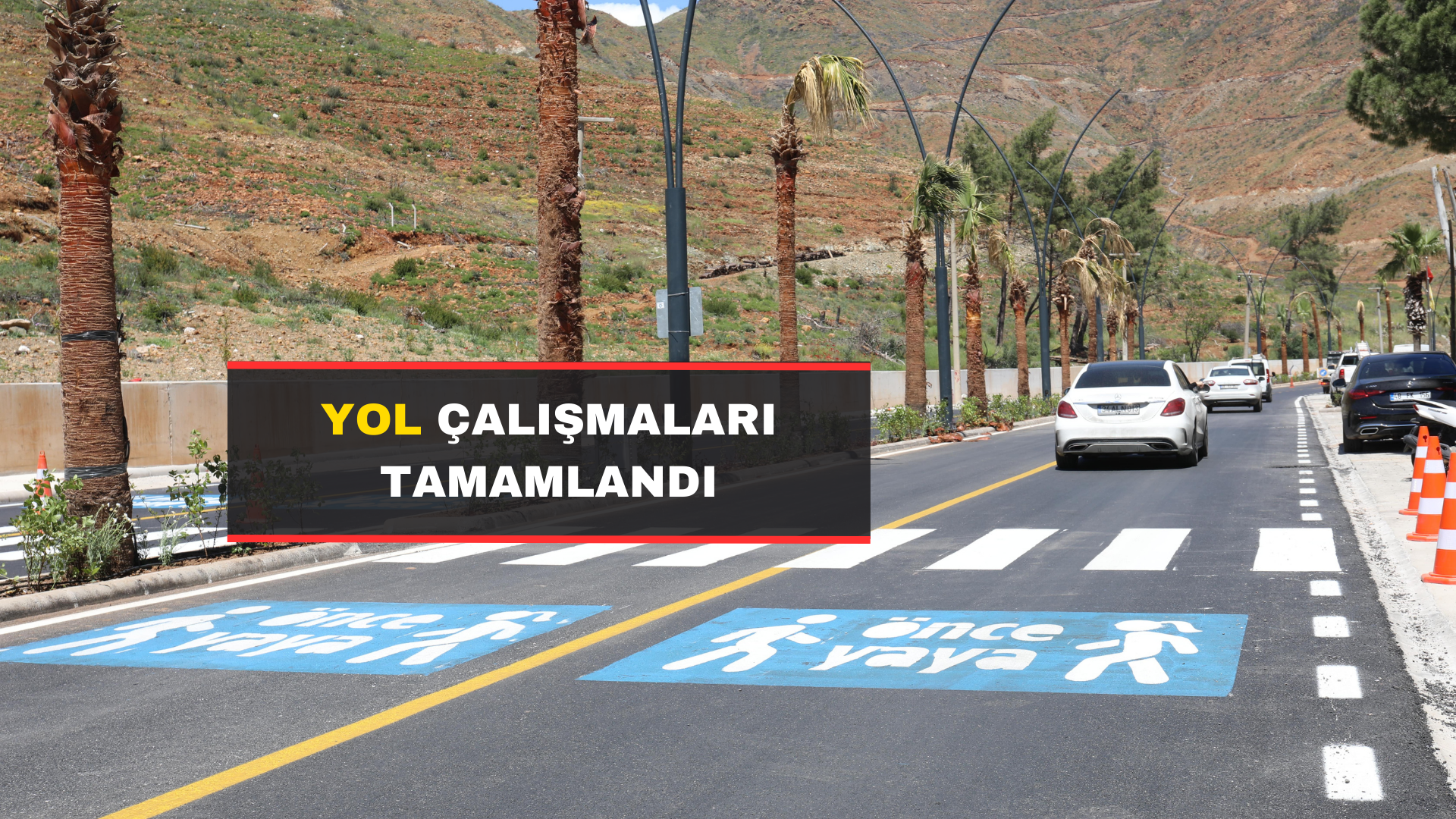 Yol Çalışmaları Tamamlandı