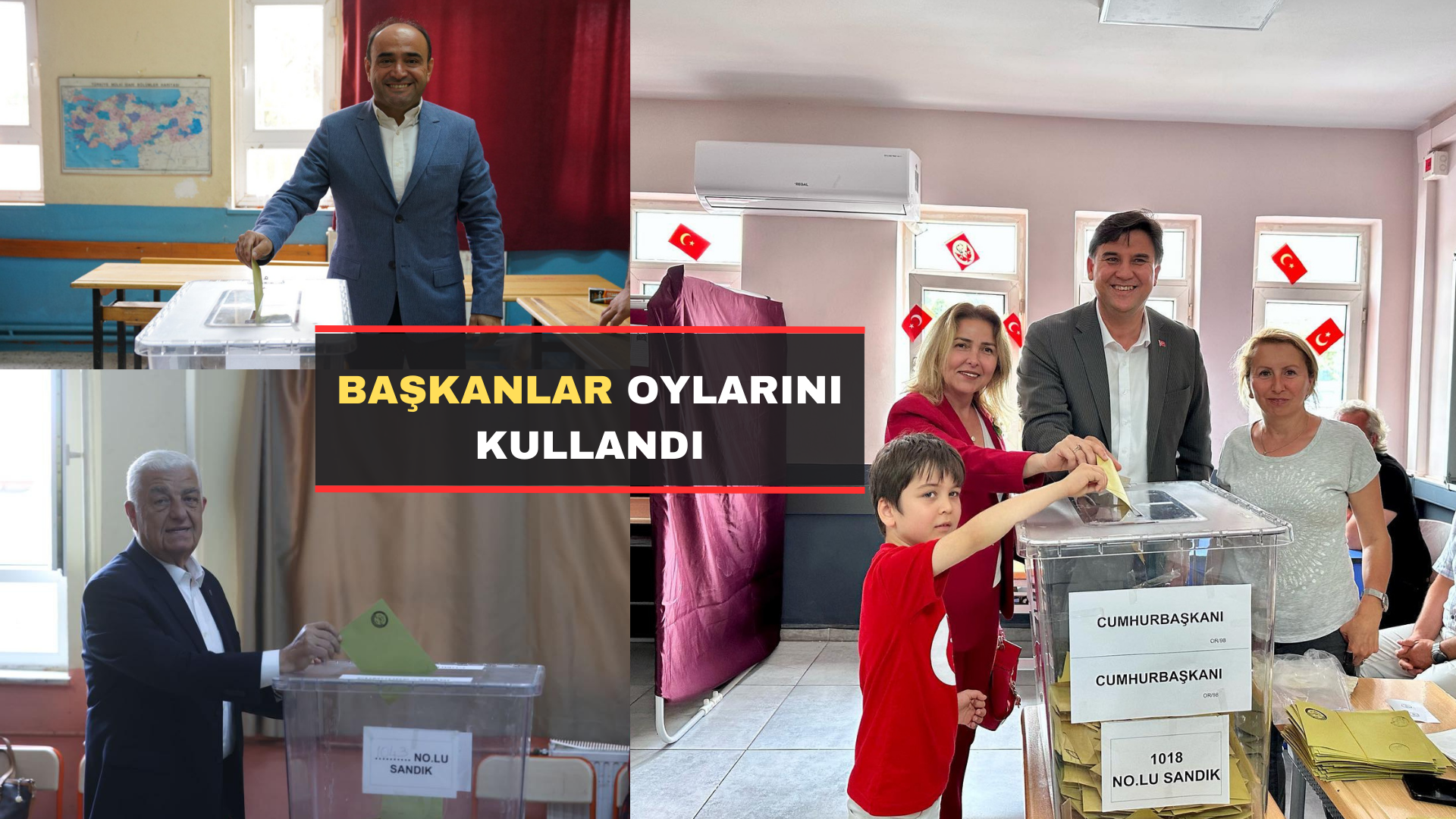 Başkanlar Oylarını Kullandı