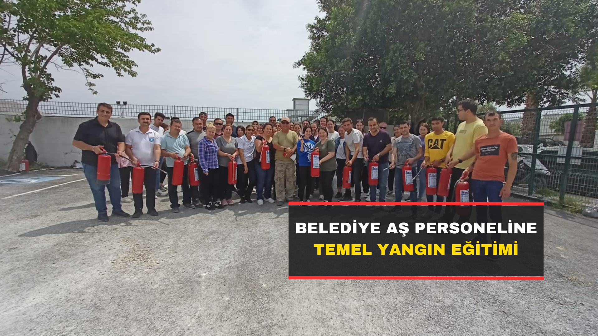 Belediye Aş Personeline Temel Yangın Eğitimi