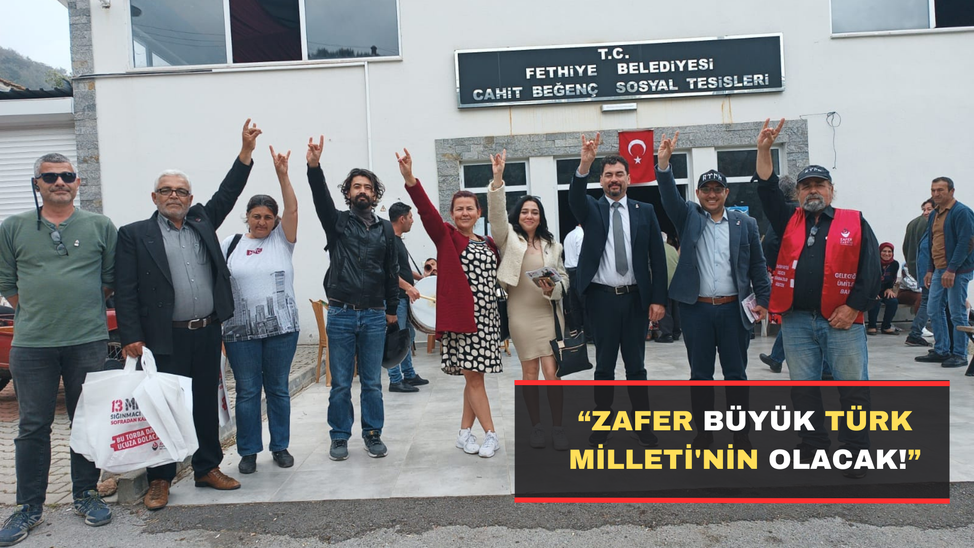 “Zafer Büyük Türk Milleti’nin Olacak!”