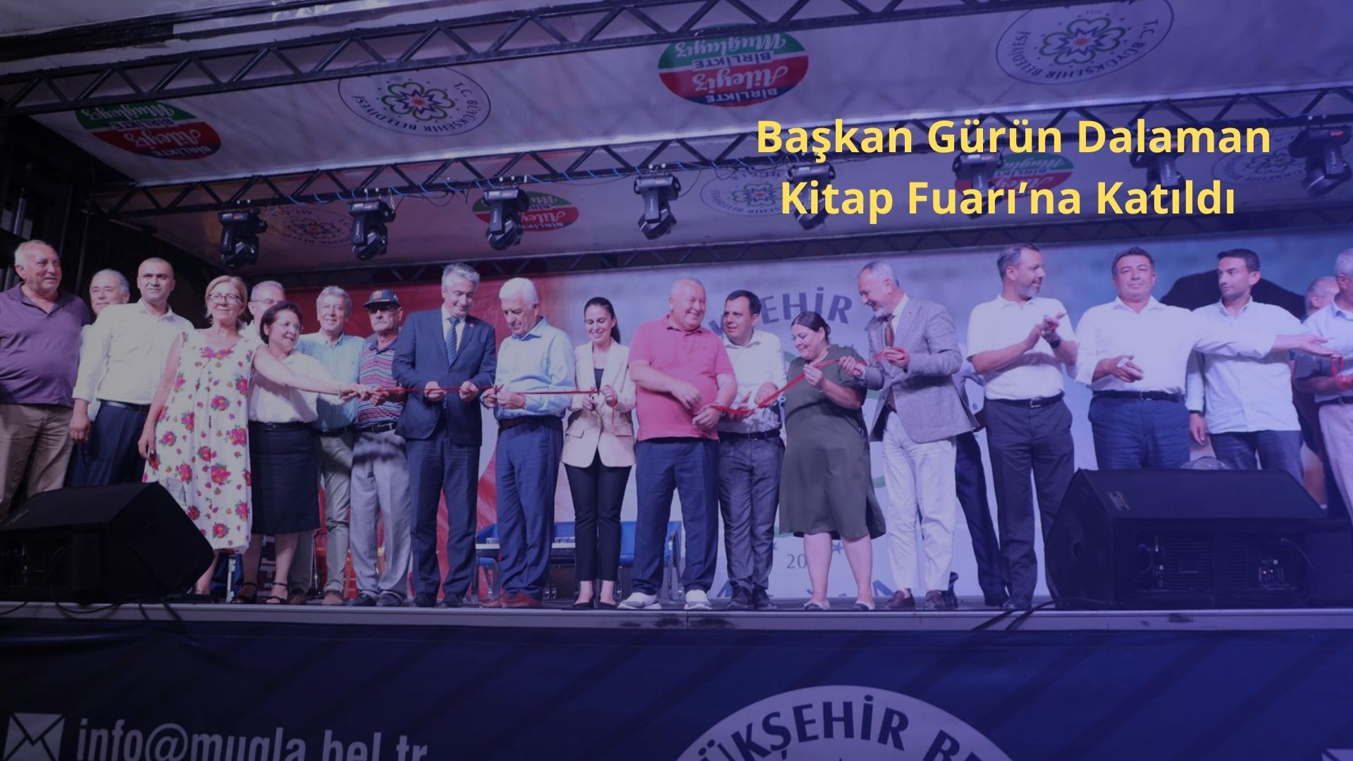 Başkan Gürün Dalaman Kitap Fuarı’na Katıldı