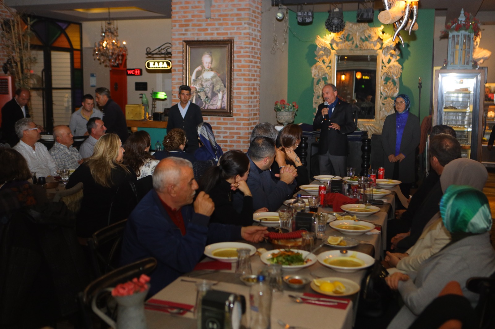 Saatcı, Meclis Üyesi Adayları İle Yemekte Bir Araya Geldi