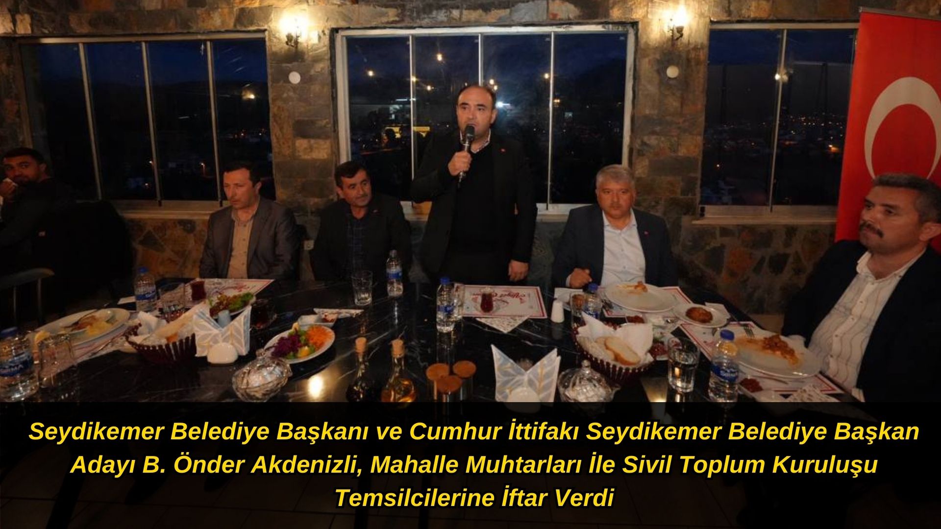 Başkan Akdenizli, Muhtarlar ve STK’lar İle İftarda Buluştu