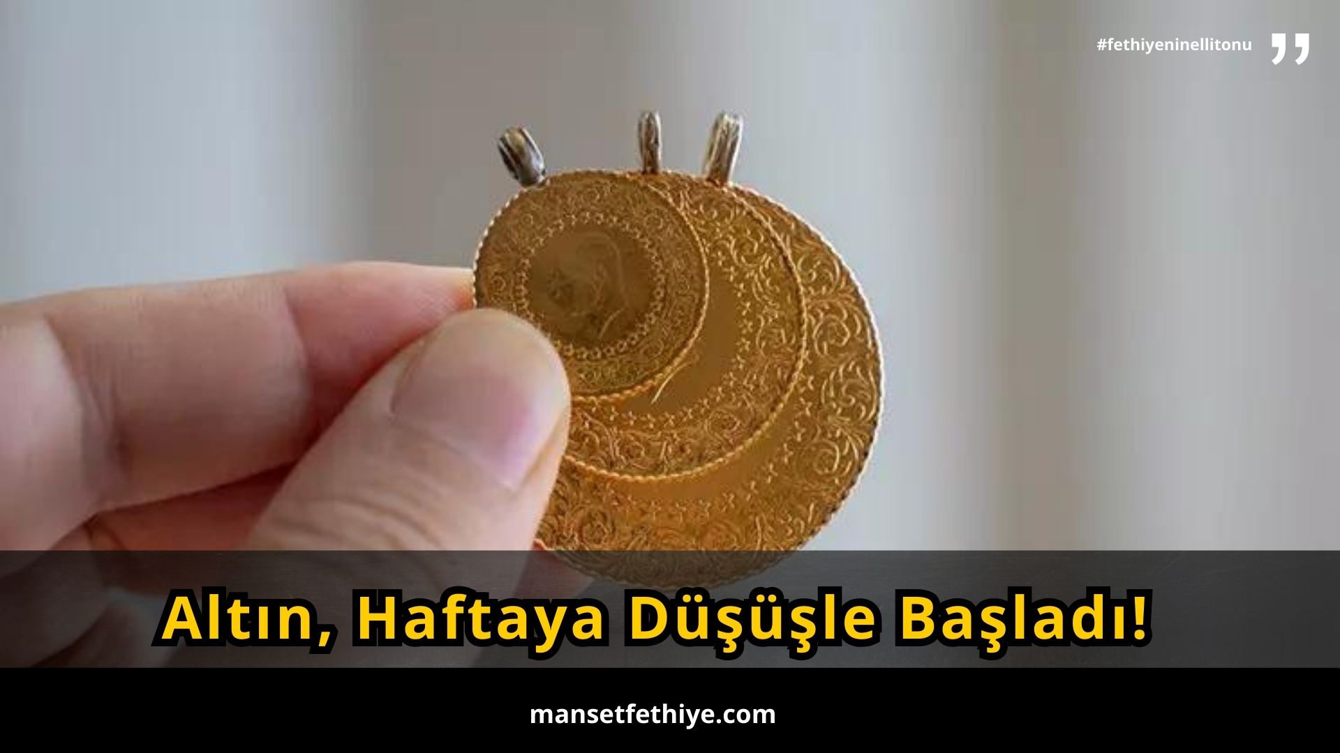 Altın, Haftaya Düşüşle Başladı!