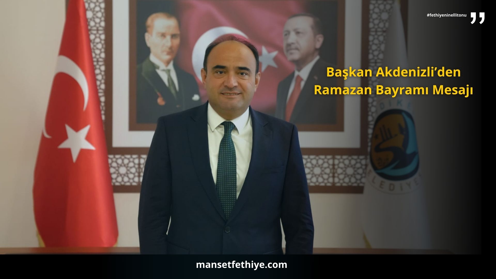 Başkan Akdenizli’den Ramazan Bayramı Mesajı