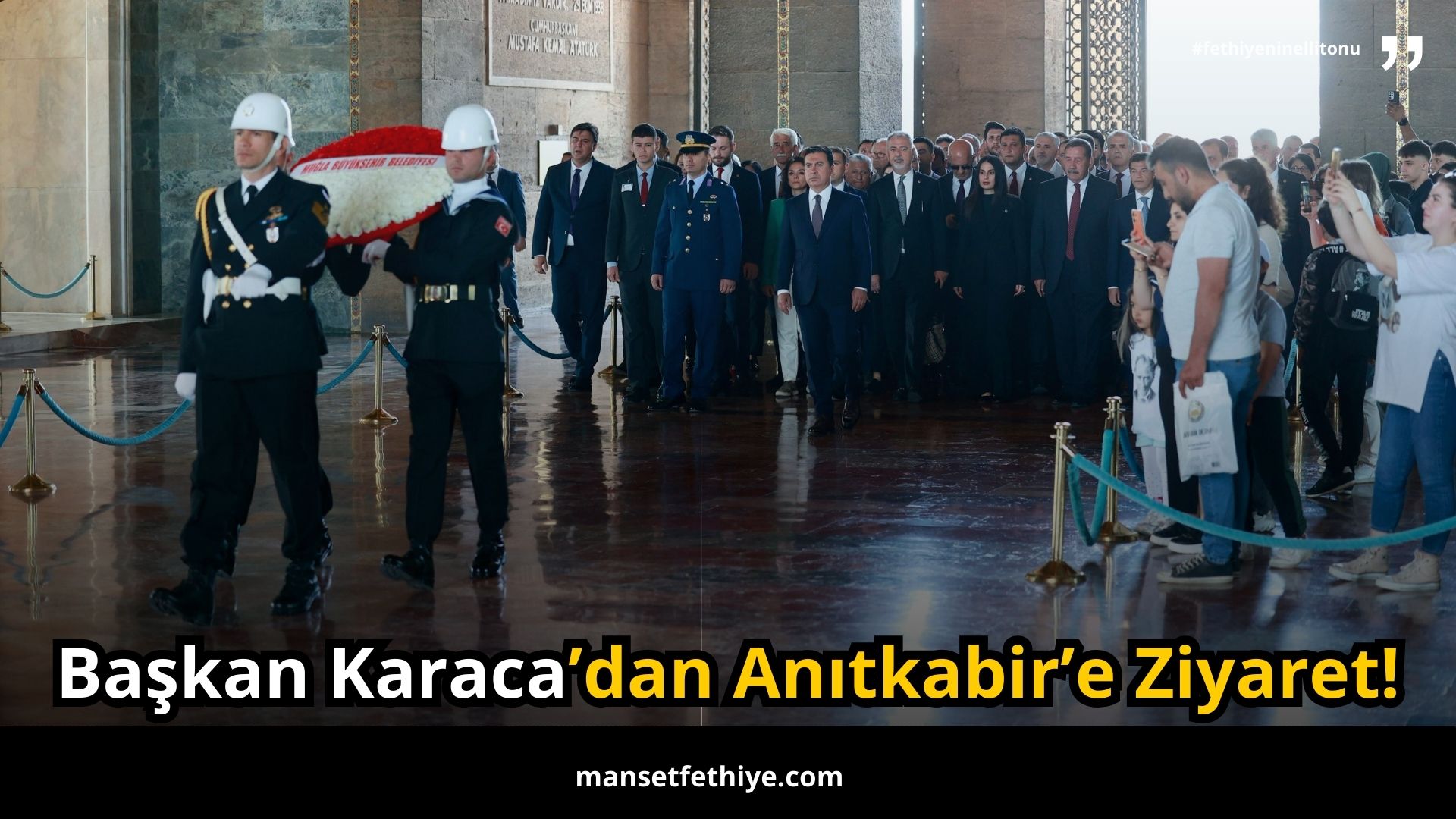 Başkan Karaca’dan Anıtkabir’e Ziyaret