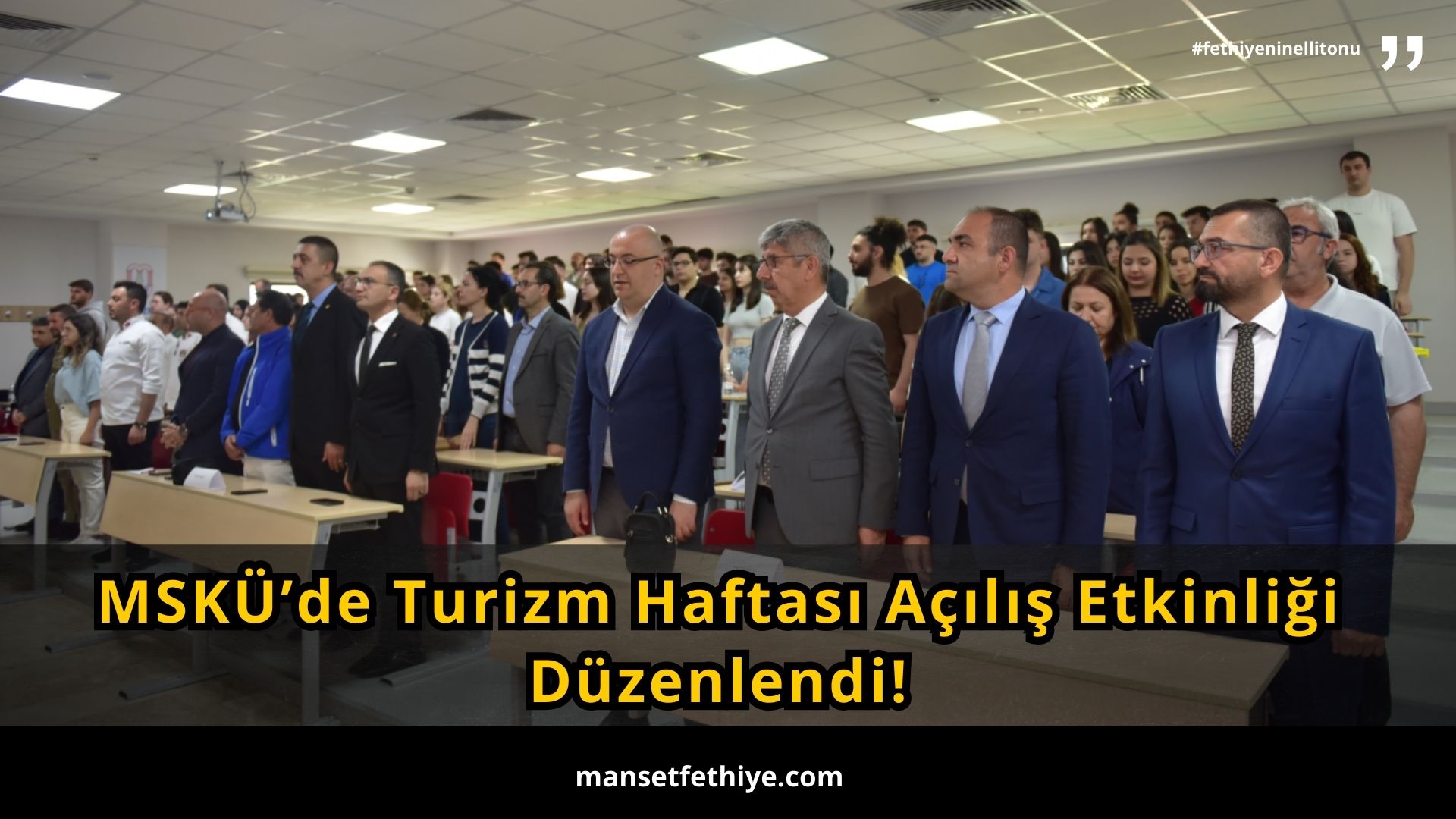 MSKÜ’de Turizm Haftası Açılış Etkinliği Düzenlendi