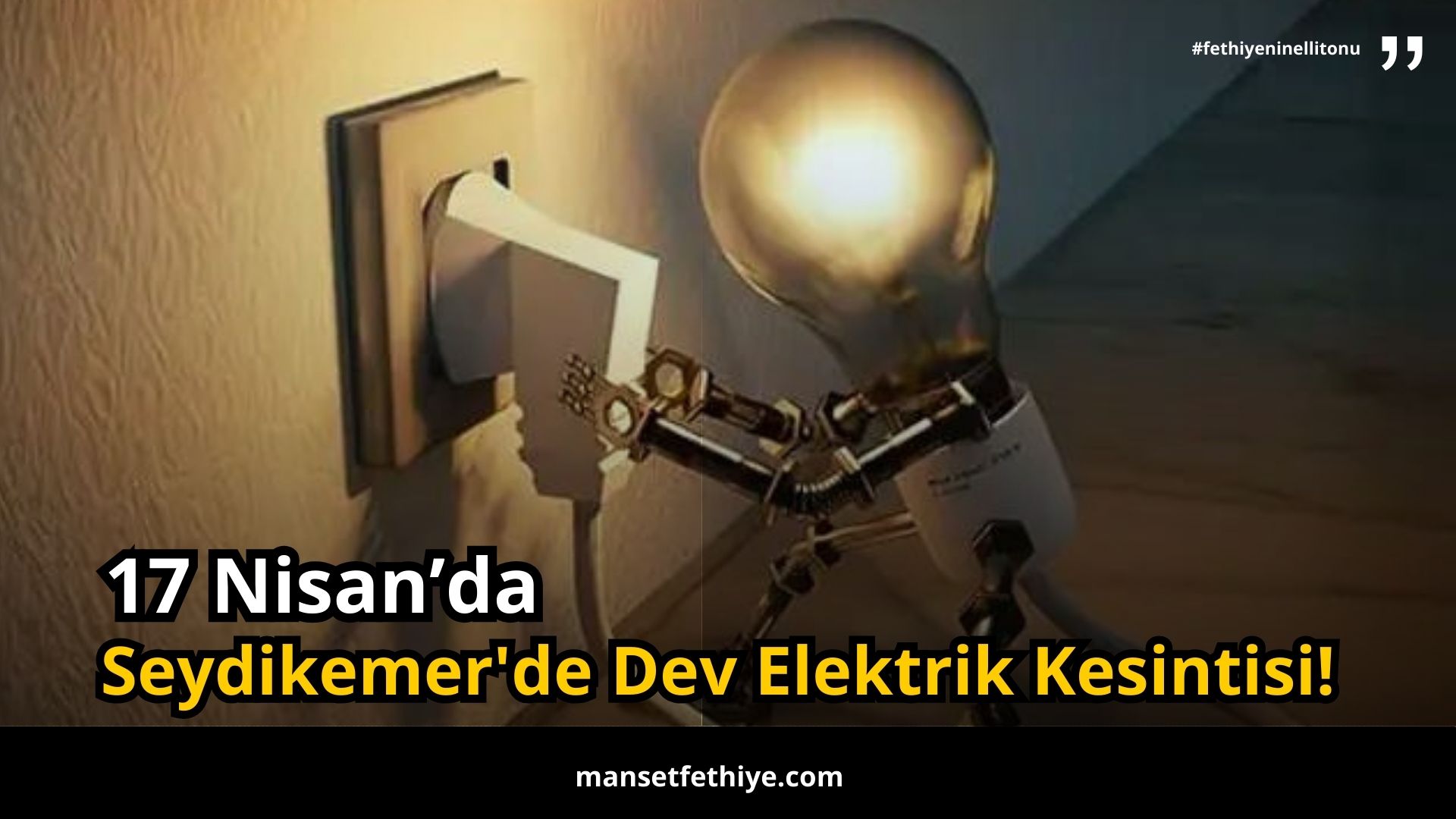 “Seydikemer’de Dev Elektrik Kesintisi!”