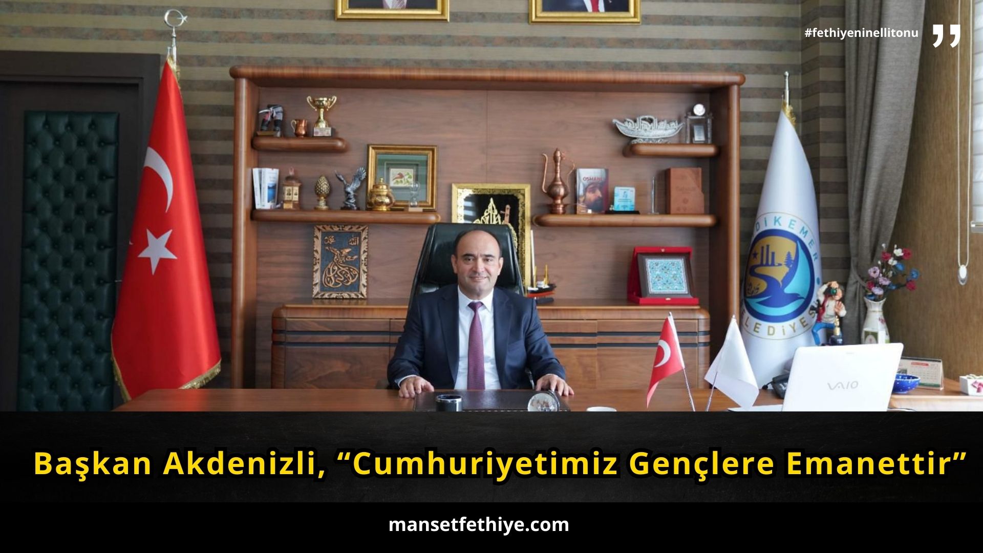 Başkan Akdenizli, “Cumhuriyetimiz Gençlere Emanettir”