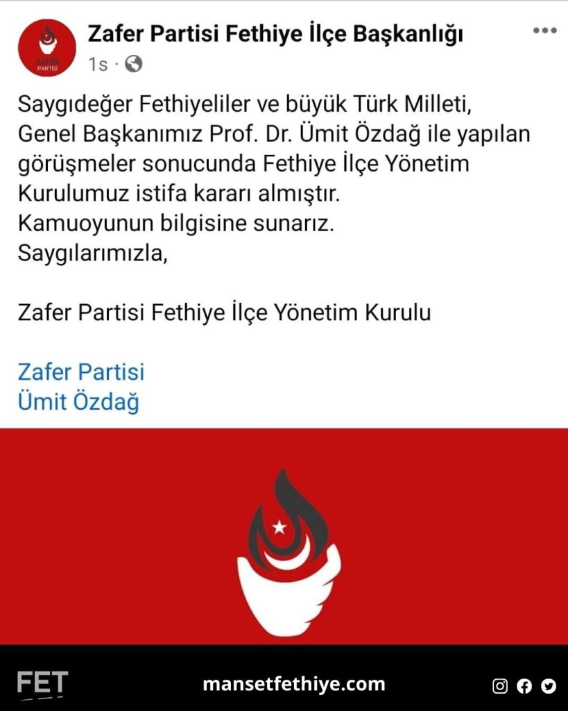 Yönetim Kurulu İstifa Etti