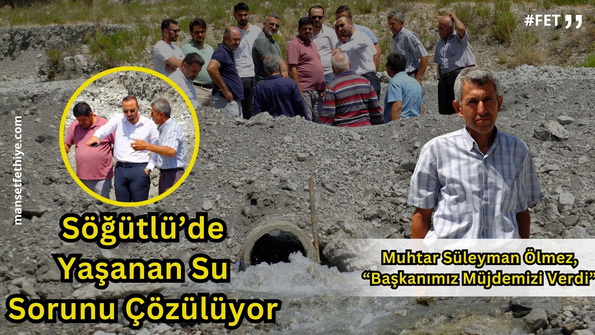 AK Parti Fethiye İlçe Başkanı Murat Çağlar Ayıkol, Söğütlü Mahallesi Sakinlerine Müjde Verdi