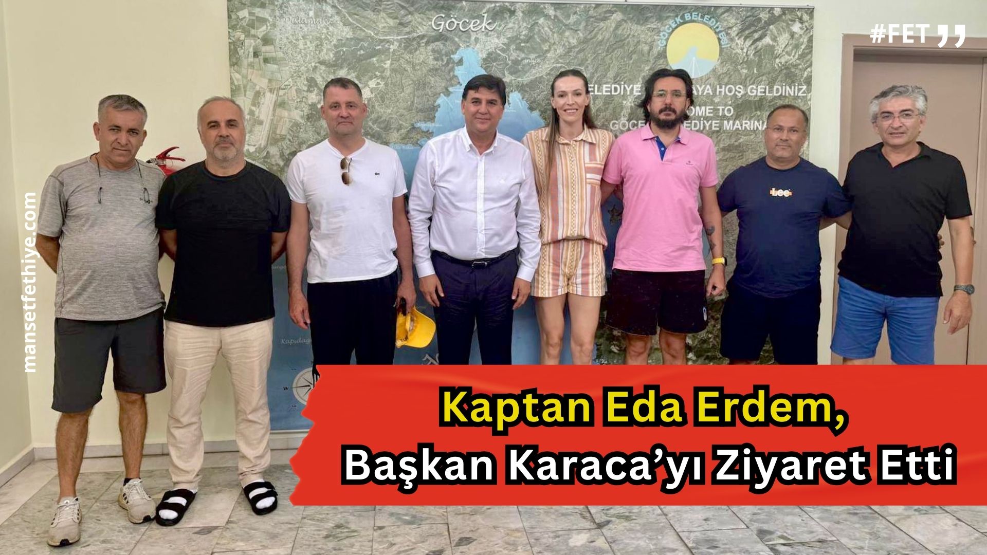 Kaptan Eda Erdem, Başkan Karaca’yı Ziyaret Etti