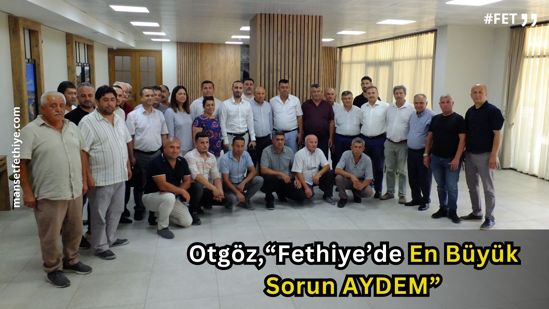 Otgöz,“Fethiye’de En Büyük Sorun AYDEM”