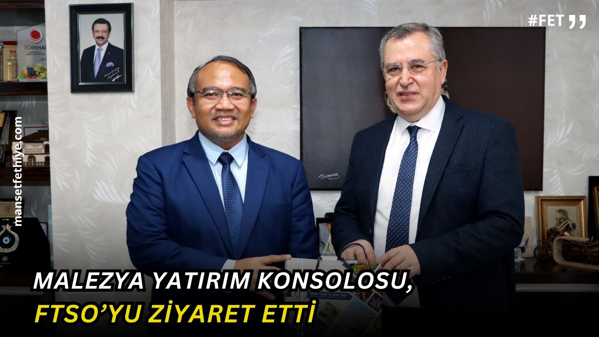 Malezya Yatırım Konsolosu, FTSO’yu Ziyaret Etti