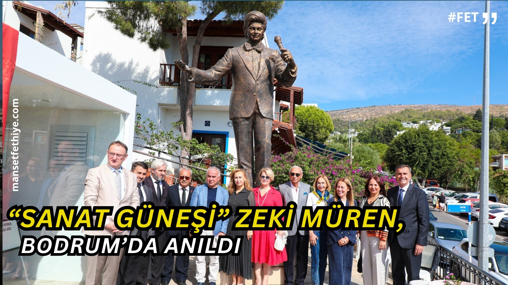 “Sanat Güneşi” Zeki Müren, Bodrum’da Anıldı