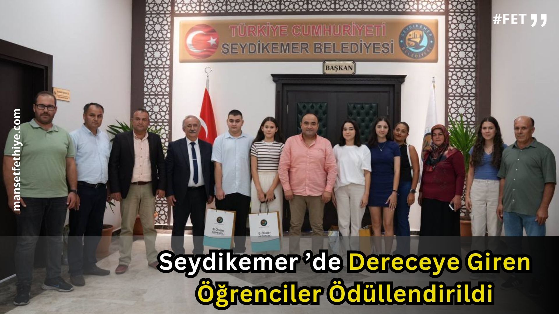 Seydikemer ’de Dereceye Giren Öğrenciler Ödüllendirildi