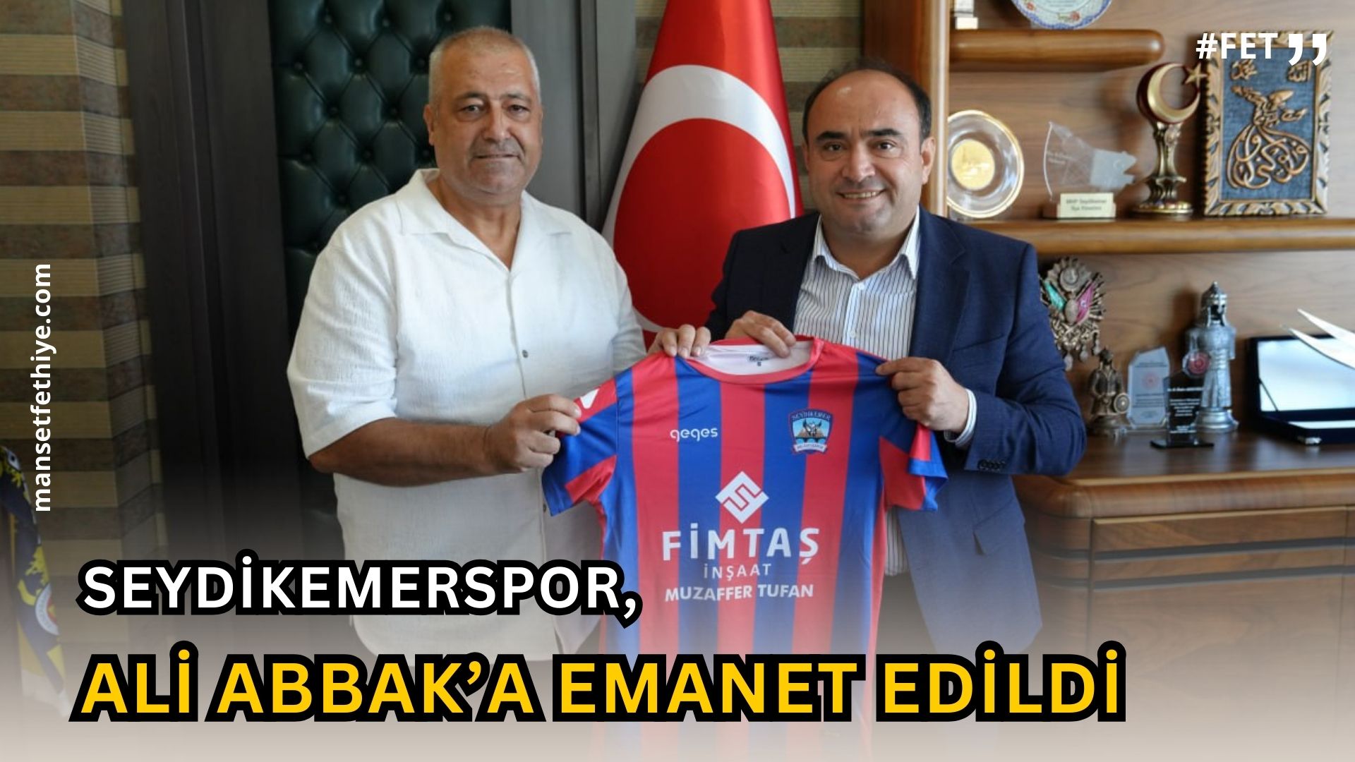 Seydikemerspor Ali Abbak’a Emanet Edildi