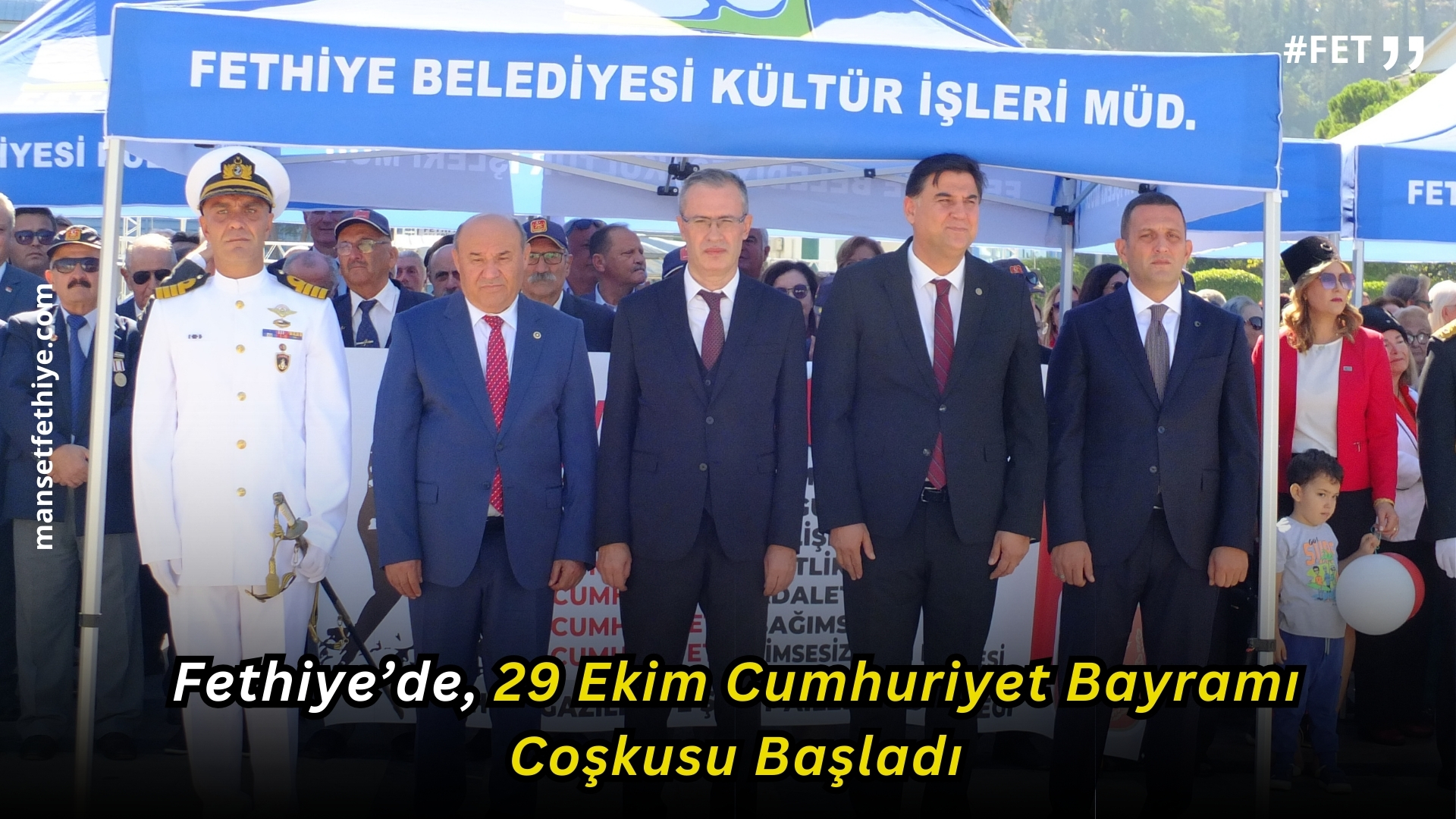 Fethiye’de, 29 Ekim Cumhuriyet Bayramı Coşkusu Başladı