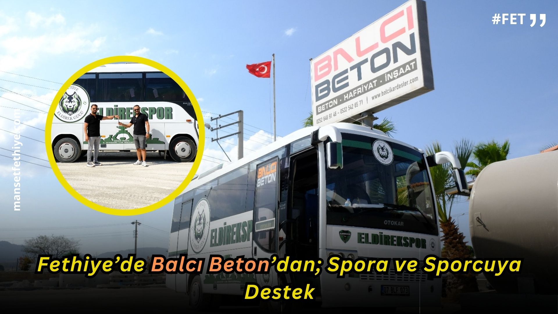 Fethiye’de Balcı Beton’dan; Spora ve Sporcuya Destek