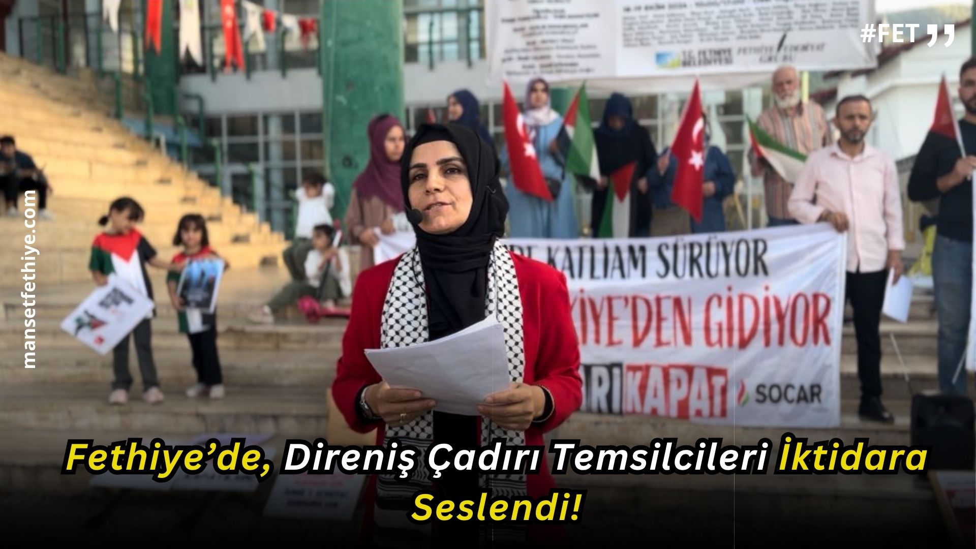 Fethiye’de, Direniş Çadırı Temsilcileri İktidara Seslendi