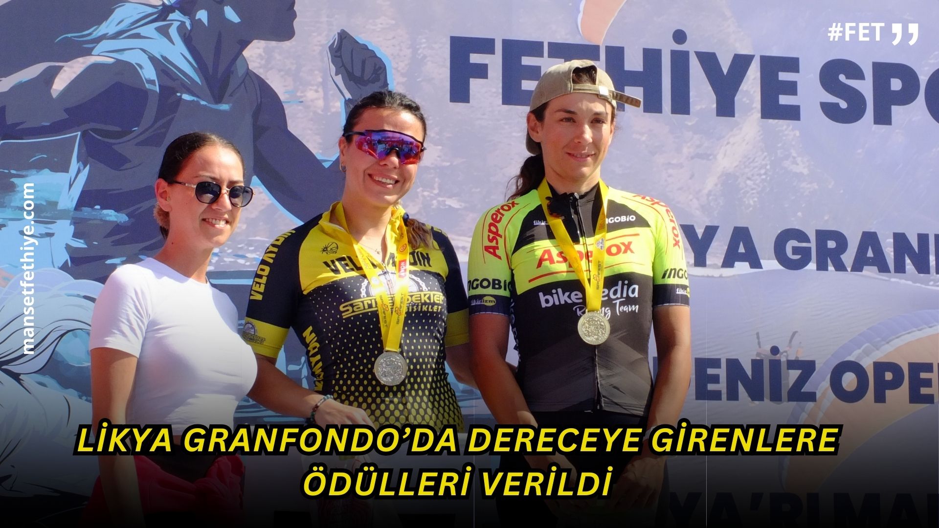 Likya Granfondo’da Dereceye Girenlere Ödülleri Verildi