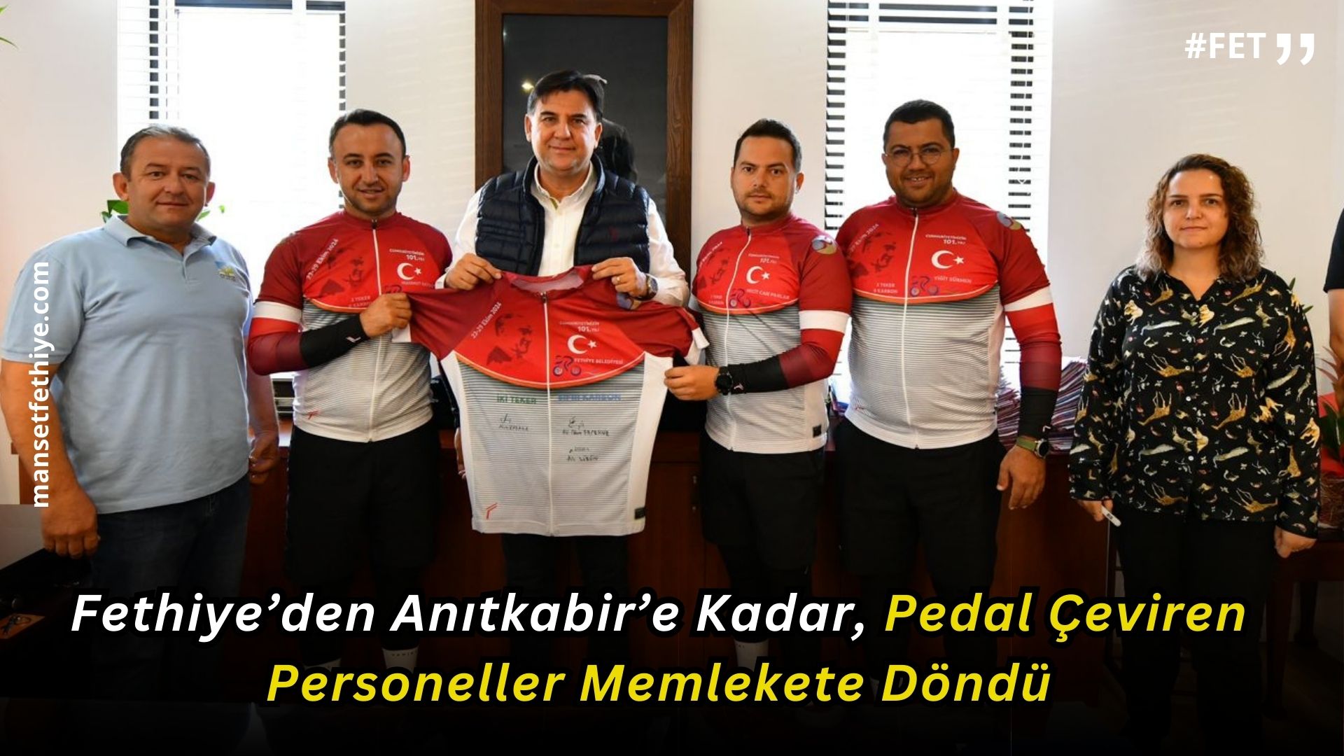 Fethiye’den Anıtkabir’e Kadar, Pedal Çeviren Personeller Memlekete Döndü