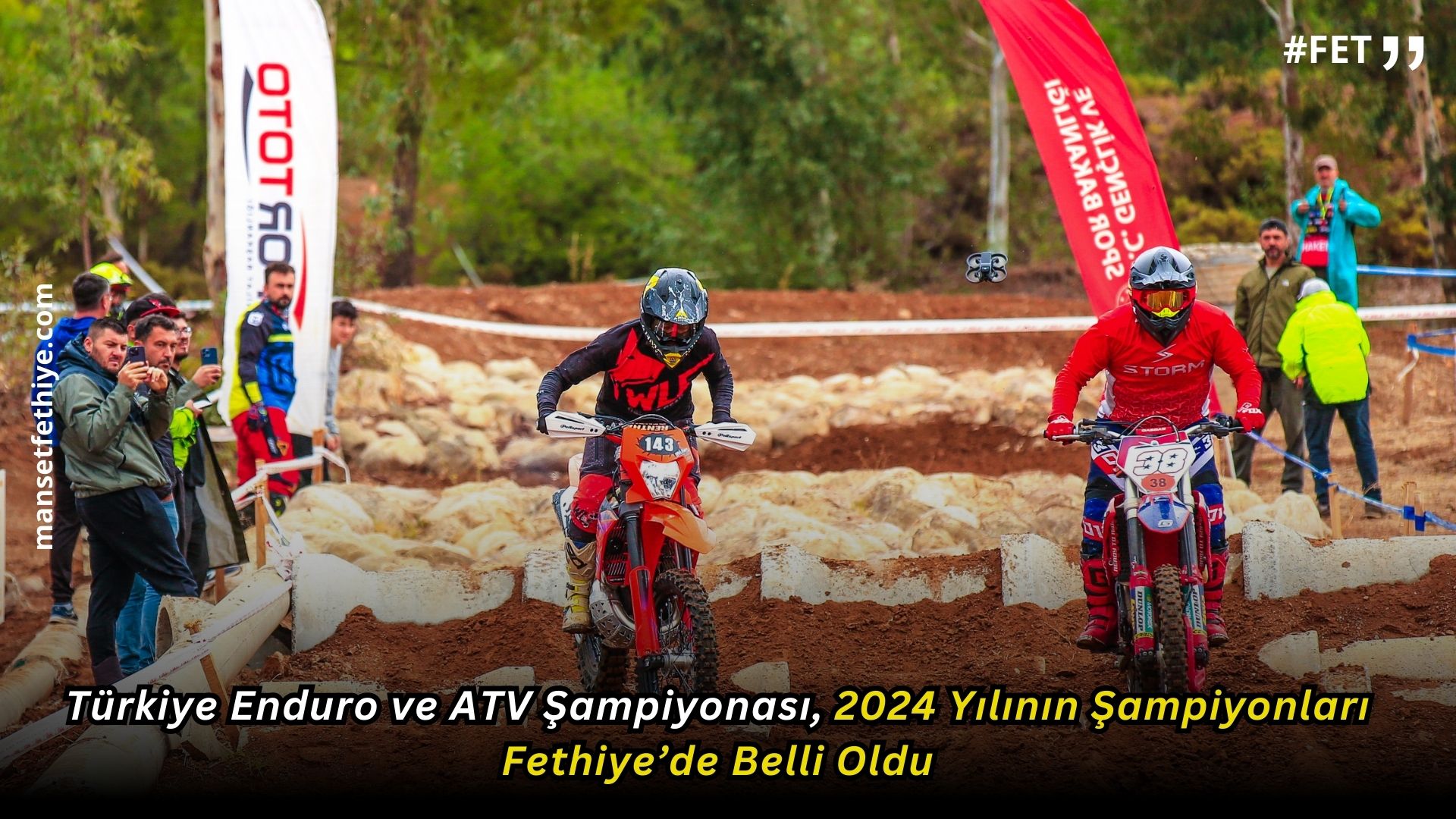 Türkiye Enduro ve ATV Şampiyonası, 2024 Yılının Şampiyonları Fethiye’de Belli Oldu